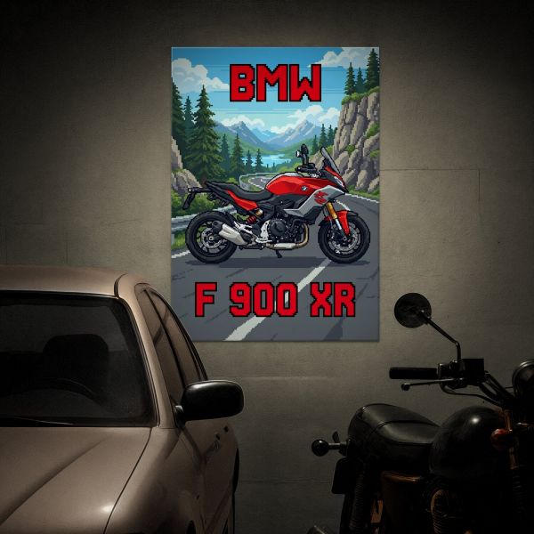 BMW F 900 XR Retro Pixel