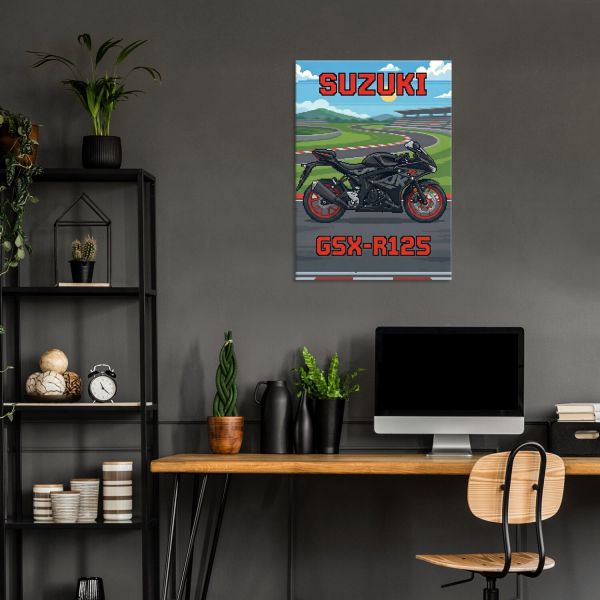 Suzuki GSX-R125 Retro Pixel
