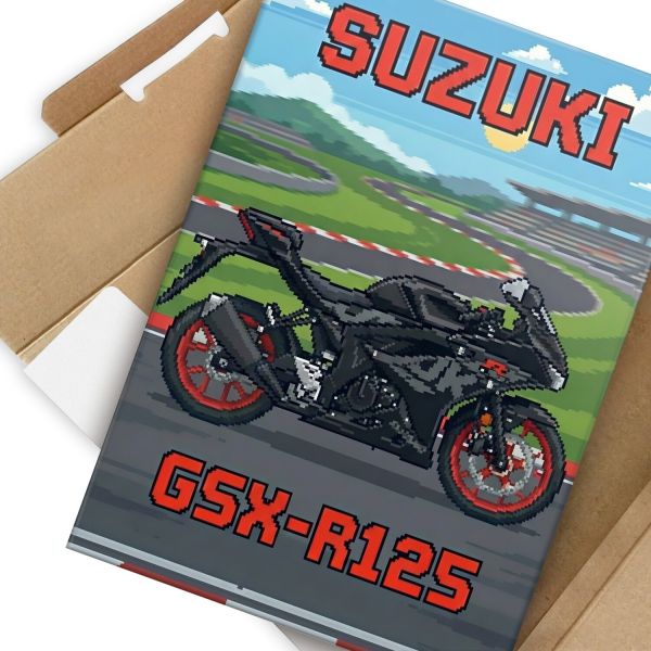 Suzuki GSX-R125 Retro Pixel