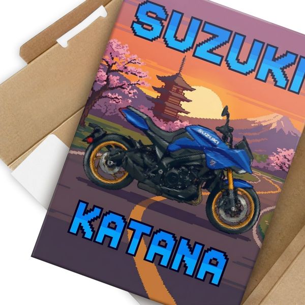 Suzuki Katana Retro Pixel