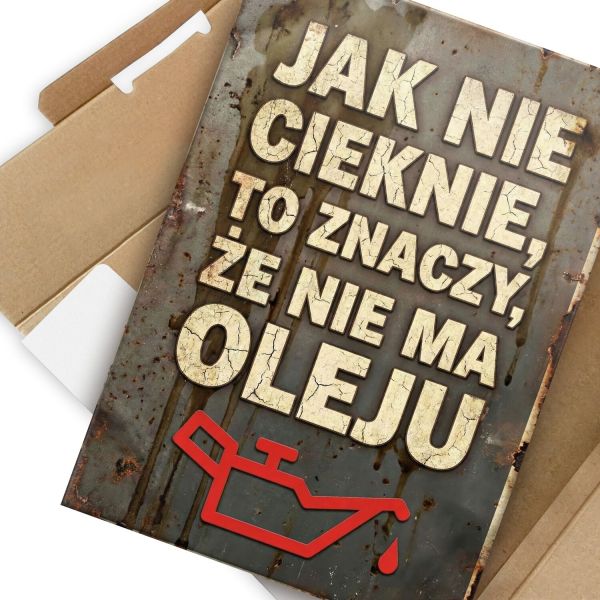 Olej silnikowy jak nie cieknie...