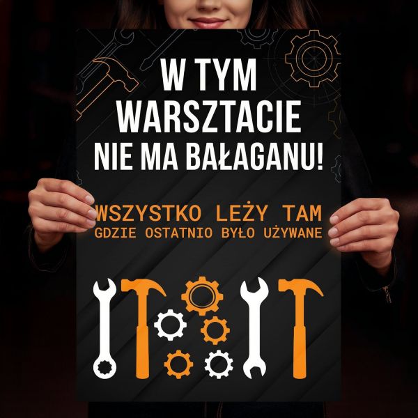 W warsztacie nie ma bałaganu