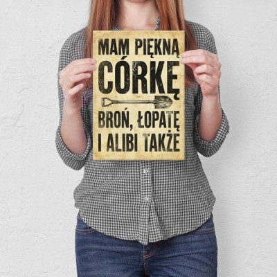 Córka, broń, łopata, alibi