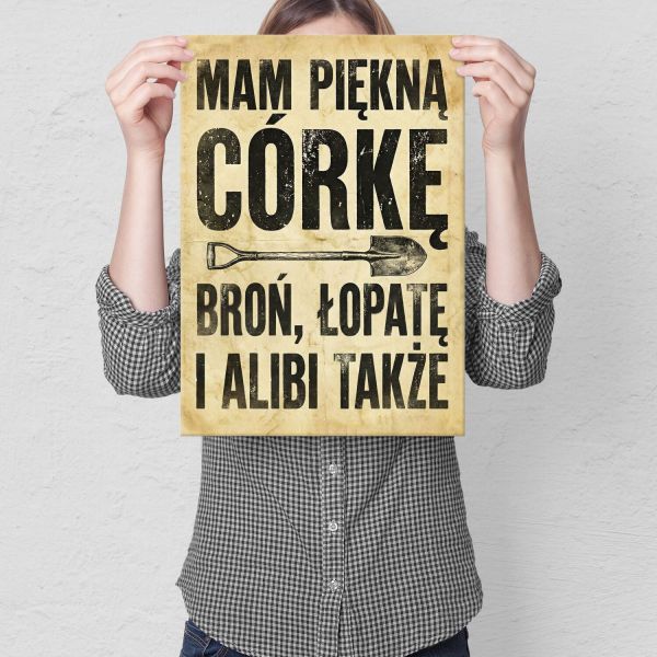 Córka, broń, łopata, alibi