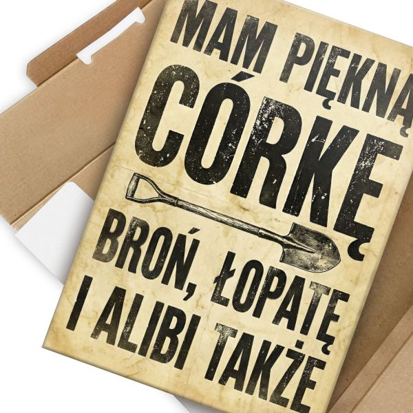 Córka, broń, łopata, alibi