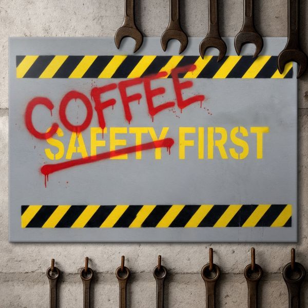Coffee safety first
