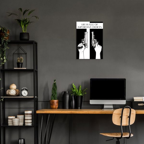 Trudny wybór rewolwer pistolet