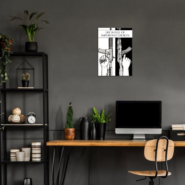 Trudny wybór AR-15 AK-47 Kałach