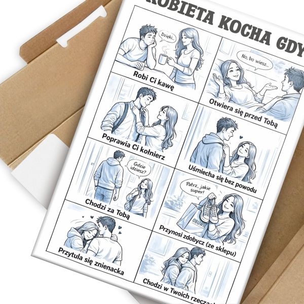 kobieta kocha gdy