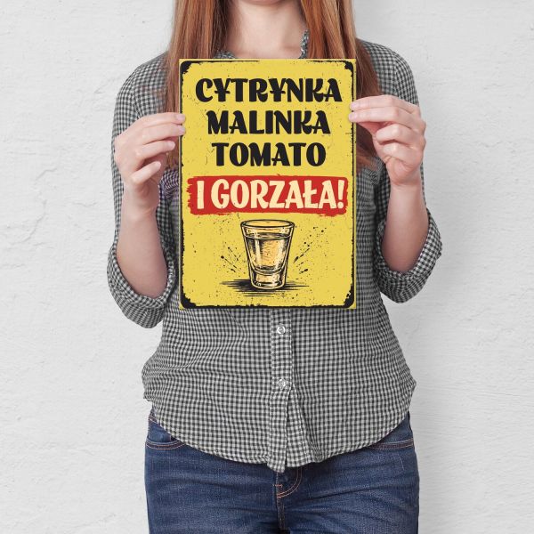 cytrynka malinka tomato i gorzała