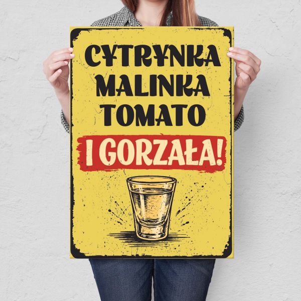 cytrynka malinka tomato i gorzała