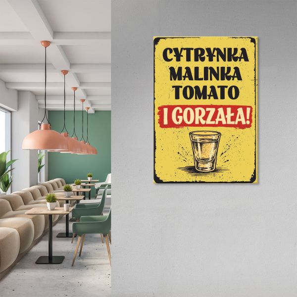 cytrynka malinka tomato i gorzała
