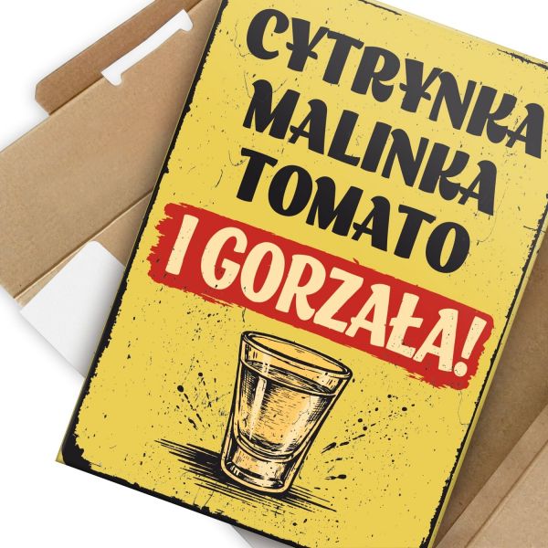 cytrynka malinka tomato i gorzała