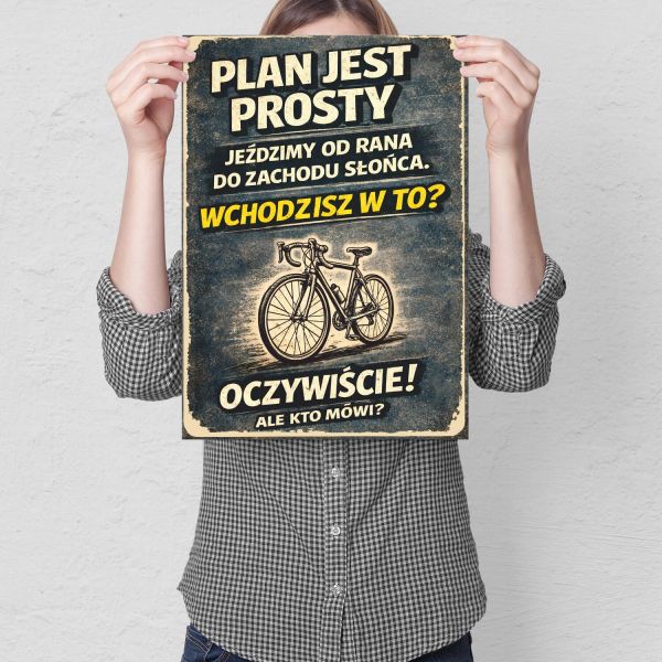 plan jest prosty rower