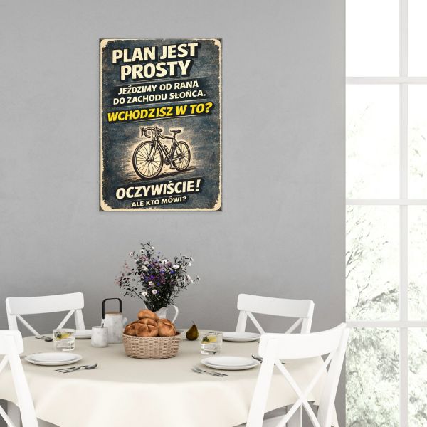plan jest prosty rower