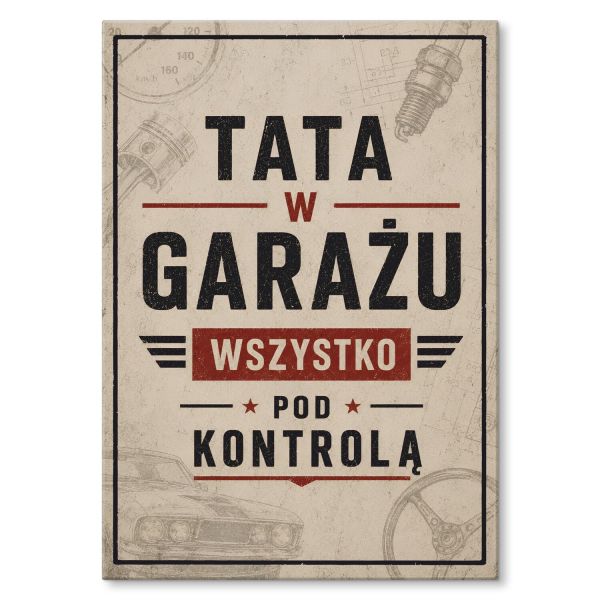 tata w garażu
