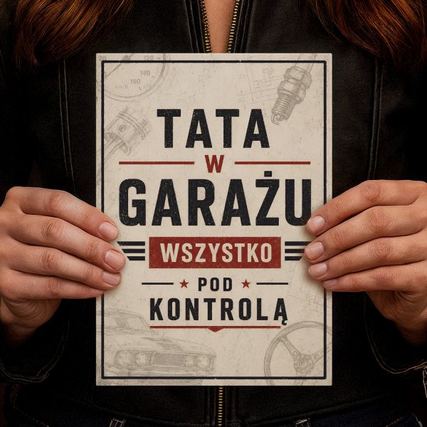 tata w garażu