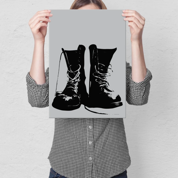 Plakat metalowy Glany Prezent