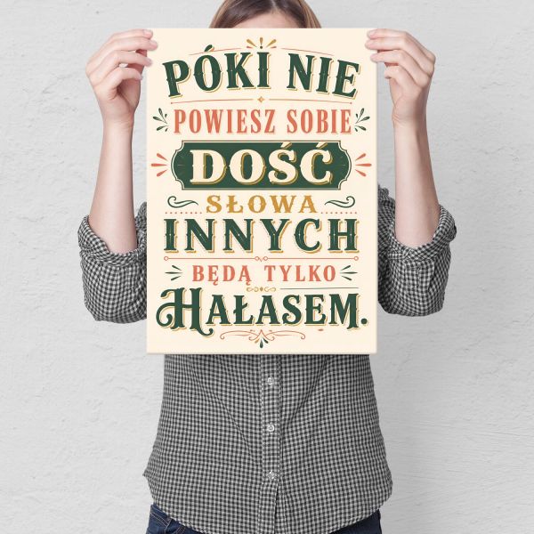 Słowa innych będą tylko hałasem