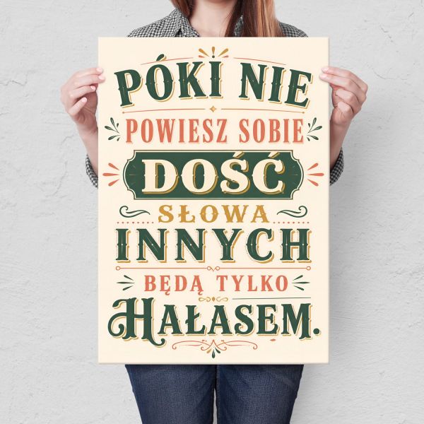Słowa innych będą tylko hałasem