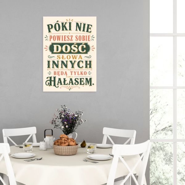 Słowa innych będą tylko hałasem
