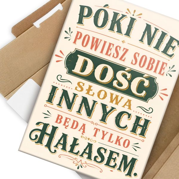 Słowa innych będą tylko hałasem