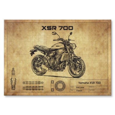 Yamaha XSR 700 Yellow