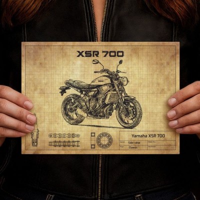 Yamaha XSR 700 Yellow