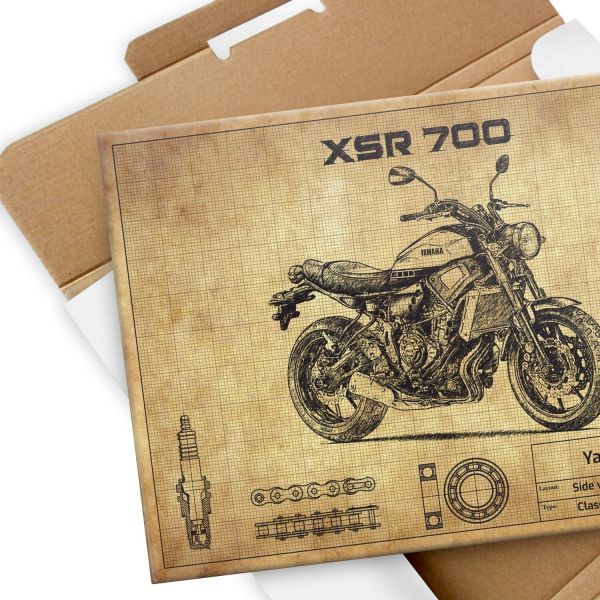 Yamaha XSR 700 Yellow
