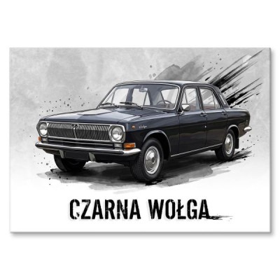 Czarna Wołga GAZ-24