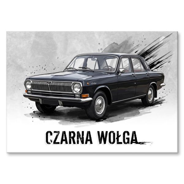 Czarna Wołga GAZ-24