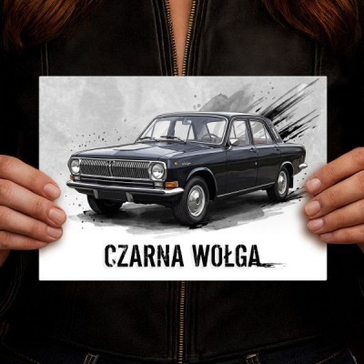 Czarna Wołga GAZ-24