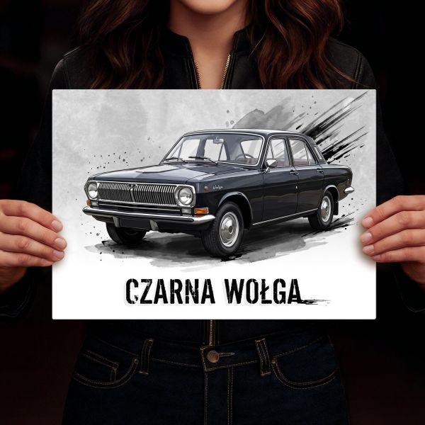 Czarna Wołga GAZ-24