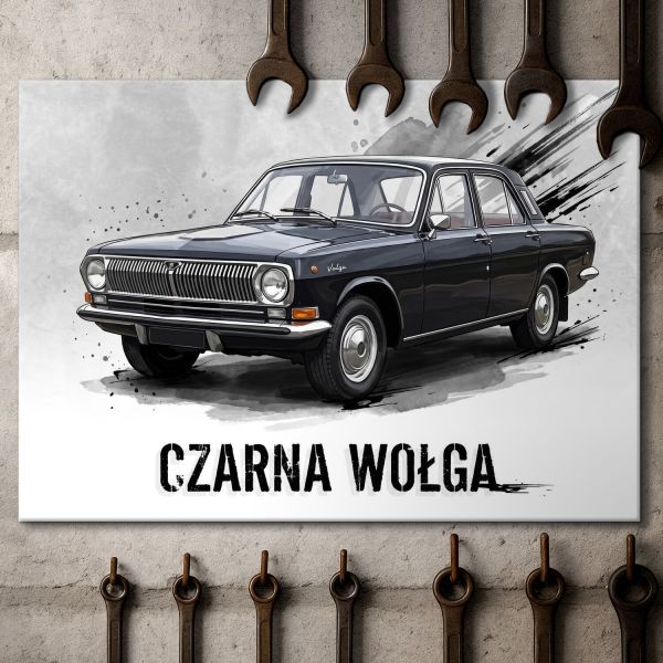Czarna Wołga GAZ-24