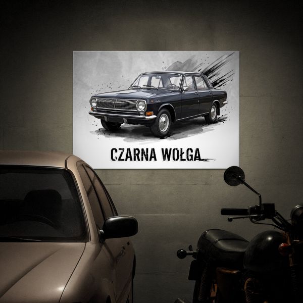Czarna Wołga GAZ-24