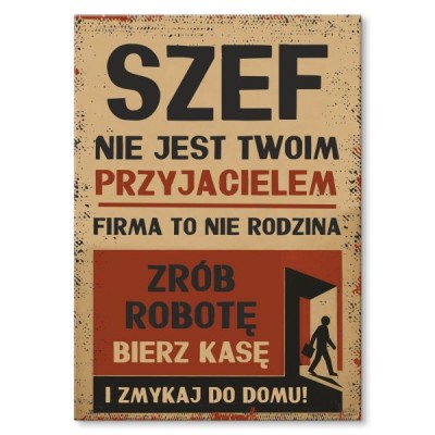 szef przyjacielem