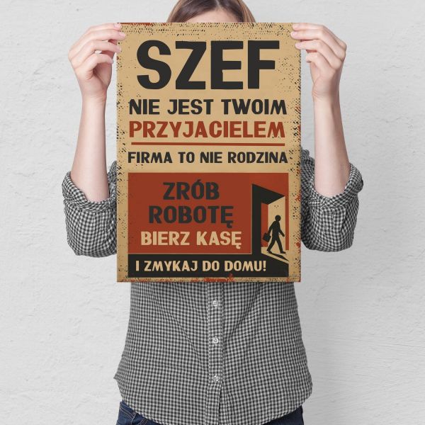 szef przyjacielem