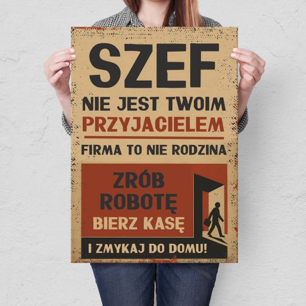 szef przyjacielem