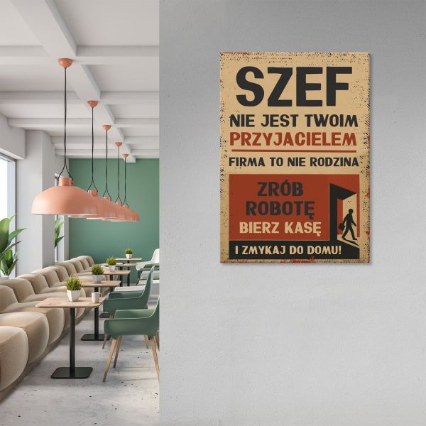 szef przyjacielem