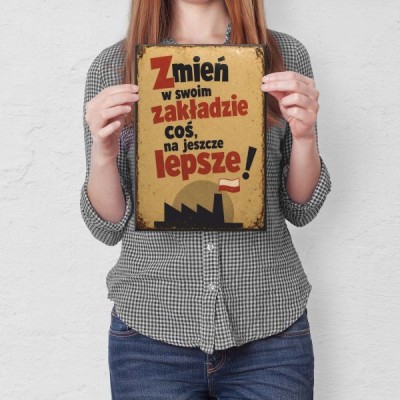 zmień w zakładzie coś
