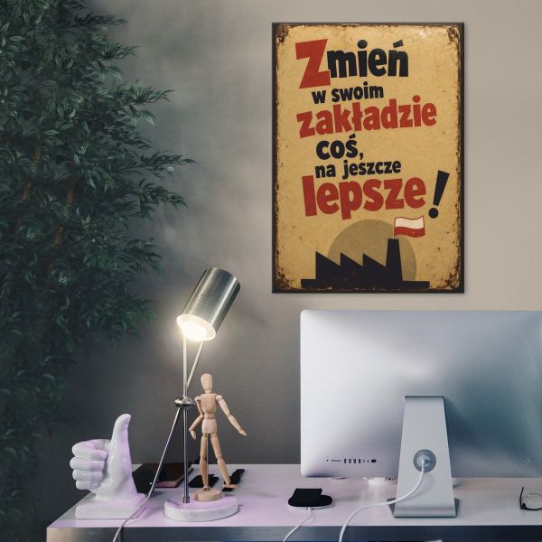 zmień w zakładzie coś