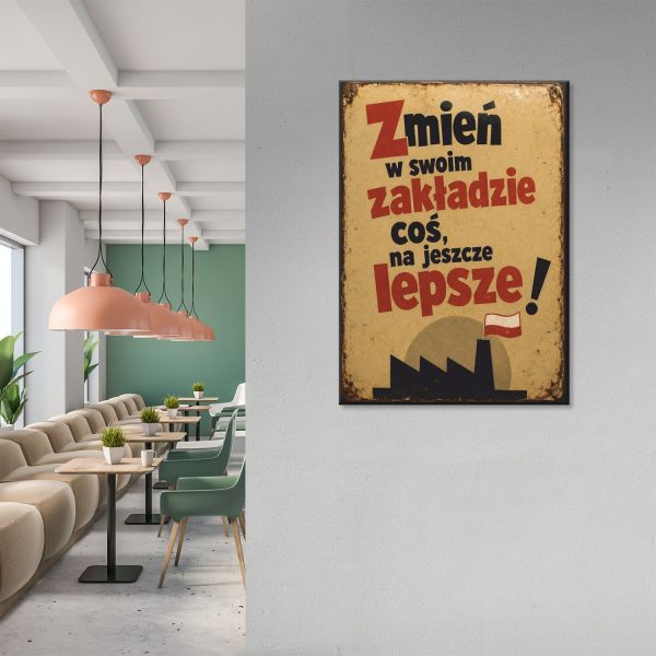 zmień w zakładzie coś