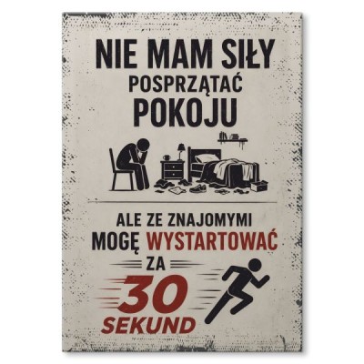 Nie mam siły posprzątać pokoju