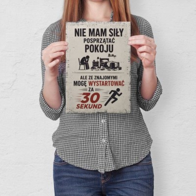Nie mam siły posprzątać pokoju