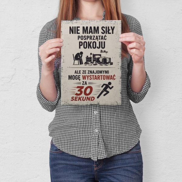 Nie mam siły posprzątać pokoju