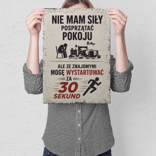 Nie mam siły posprzątać pokoju