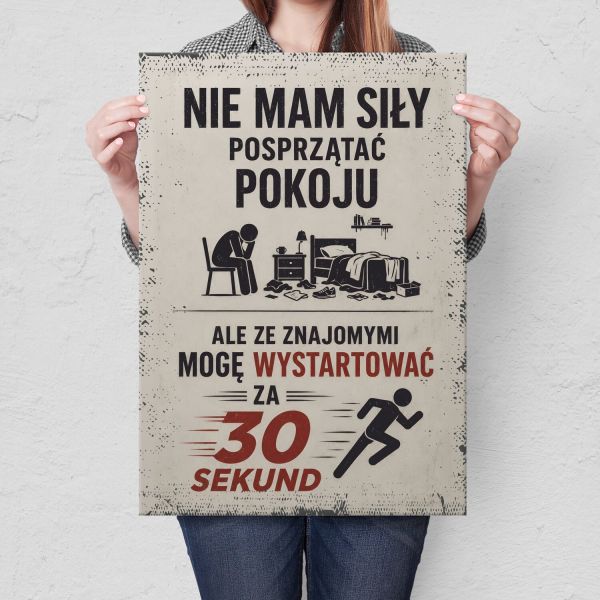 Nie mam siły posprzątać pokoju