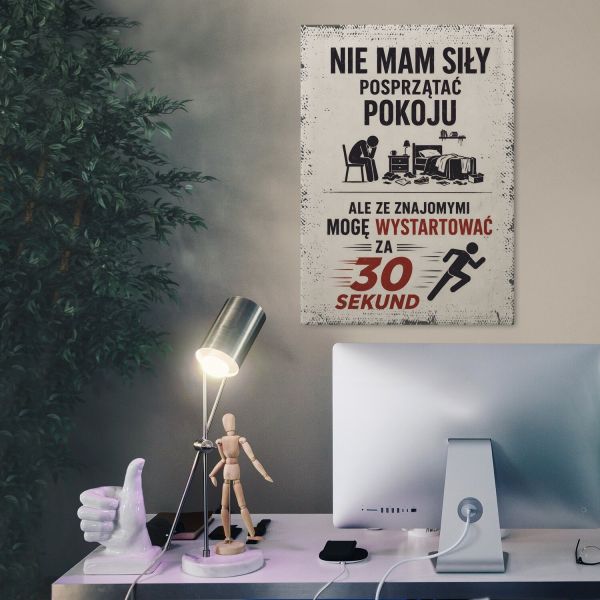 Nie mam siły posprzątać pokoju