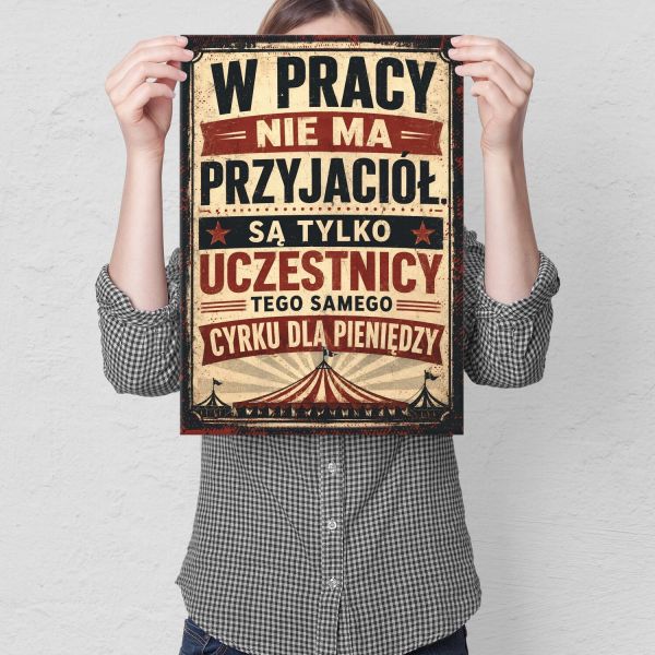 W pracy nie ma przyjaciół