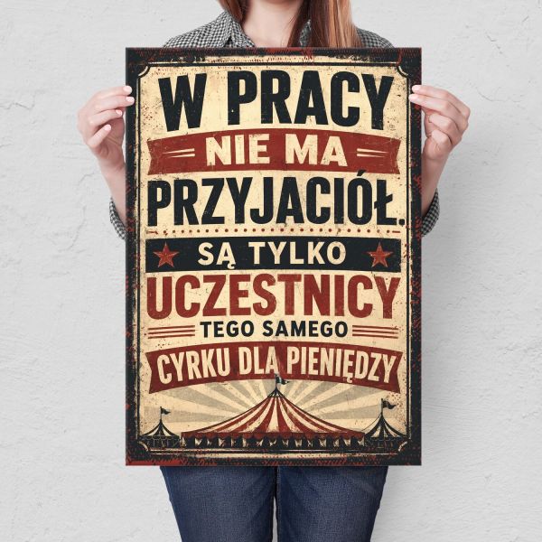 W pracy nie ma przyjaciół